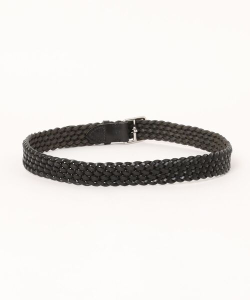 BEORMA LEATHER COMPANY（ベオーマレザーカンパニー）の「BEORMA 28mm BACKET WEAVE PLAITED BELT（ベルト・メンズ・ブラック・30/32）」の2枚目の写真