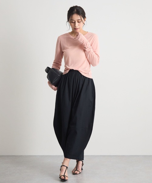 Futier land(フューティアランド)の「カーブパンツ(その他パンツ・レディース・ホワイト/ネイビー・MEDIUM)」の19枚目の写真