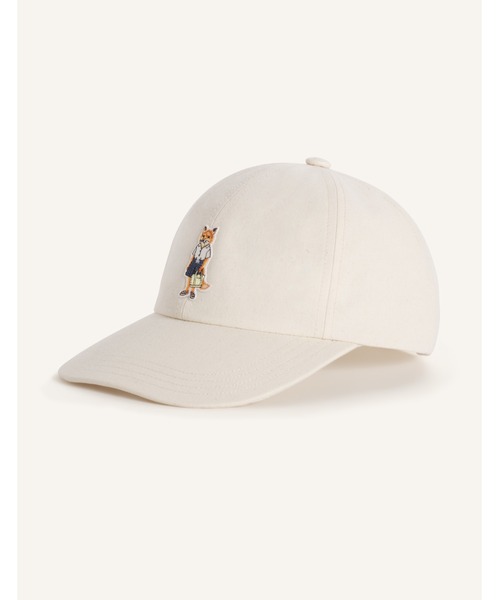 Maison Kitsune（メゾンキツネ）の「DRESSED FOX CAP（キャップ・メンズ・ベージュ・2）」の2枚目の写真