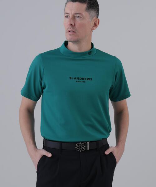 St ANDREWS(セントアンドリュース)の「【St ANDREWS】吸水速乾ポコポコジャージUV半袖ハイネック (MENS)(Tシャツ/カットソー・メンズ・ブラック/グリーン/ホワイト・M/L/LL)」の21枚目の写真