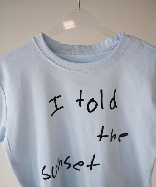 SANSeLF（サンセルフ）の「【SANSeLF】アートレタリングコンパクトTシャツ saw26s079（Tシャツ/カットソー・レディース・ブルー・FREE）」の20枚目の写真
