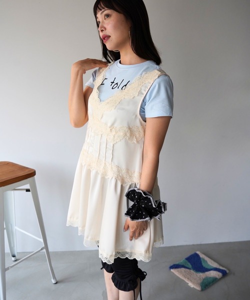 SANSeLF（サンセルフ）の「【SANSeLF】アートレタリングコンパクトTシャツ saw26s079（Tシャツ/カットソー・レディース・ブルー・FREE）」の16枚目の写真