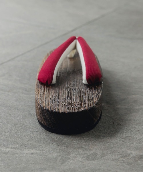 slattgir（スラットジール）の「高身長　下駄（トールサイズ）（和装小物・レディース・マスタード/エンジ・26.0cm）」の16枚目の写真