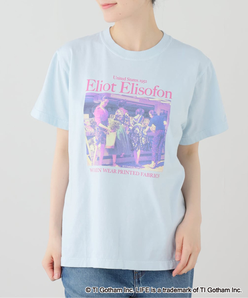 La TOTALITE(ラトータリテ)の「【洗える】GOOD ROCK SPEED / グッドロックスピード LIFE T-シャツ Eloit(Tシャツ/カットソー・レディース・ブルー系その他・FREE)」の1枚目の写真