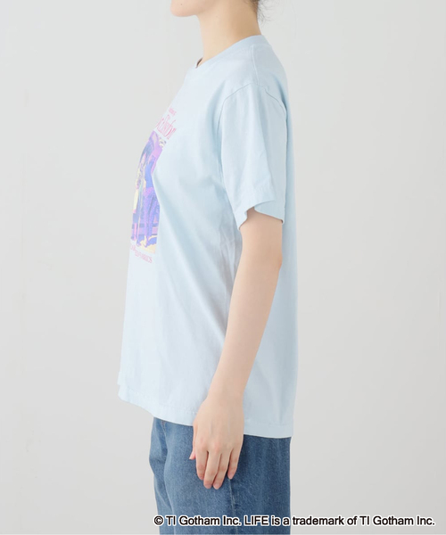 La TOTALITE(ラトータリテ)の「【洗える】GOOD ROCK SPEED / グッドロックスピード LIFE T-シャツ Eloit(Tシャツ/カットソー・レディース・ブルー系その他・FREE)」の4枚目の写真