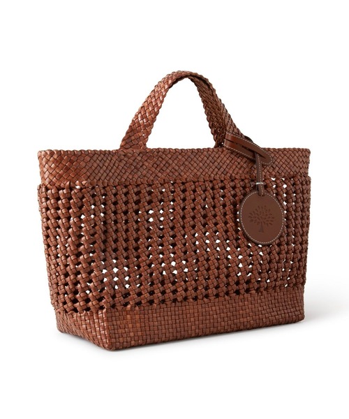 Mulberry（マルベリー）の「スモール ウーブン レザー トート Small Woven Leather Tote（トートバッグ・レディース・ブラウン・FREE）」の4枚目の写真