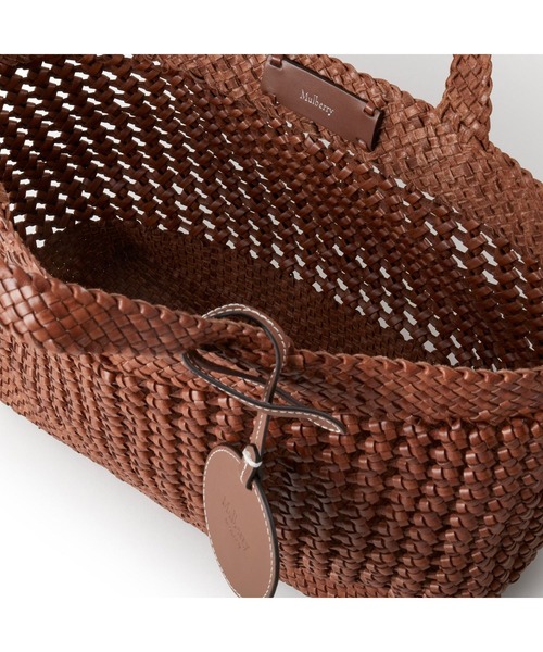 Mulberry（マルベリー）の「スモール ウーブン レザー トート Small Woven Leather Tote（トートバッグ・レディース・ブラウン・FREE）」の5枚目の写真