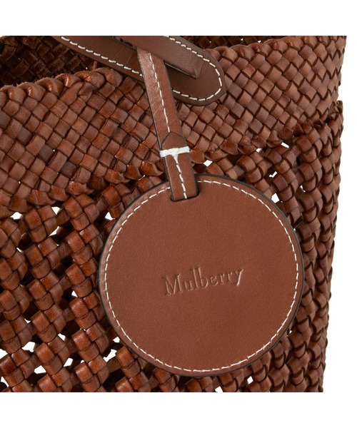 Mulberry（マルベリー）の「スモール ウーブン レザー トート Small Woven Leather Tote（トートバッグ・レディース・ブラウン・FREE）」の6枚目の写真