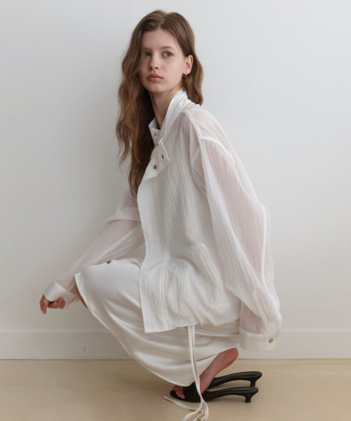 LENAV(ルナブ)の「les rainy summer wind half Jacket (white)(ナイロンジャケット・レディース・その他・FREE)」の1枚目の写真