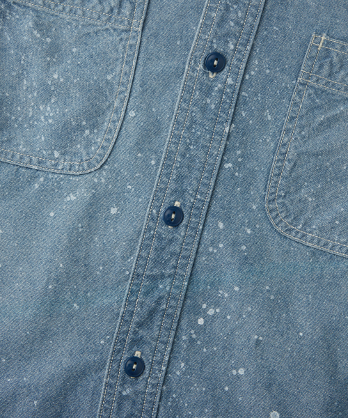 OUTSTANDING(アウトスタンディング)の「USN SELVEDGE CHAMBRAY SHIRT_DIRTY BLUE(シャツ/ブラウス・メンズ・その他・SMALL/MEDIUM/LARGE)」の5枚目の写真