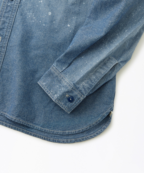 OUTSTANDING(アウトスタンディング)の「USN SELVEDGE CHAMBRAY SHIRT_DIRTY BLUE(シャツ/ブラウス・メンズ・その他・SMALL/MEDIUM/LARGE)」の6枚目の写真