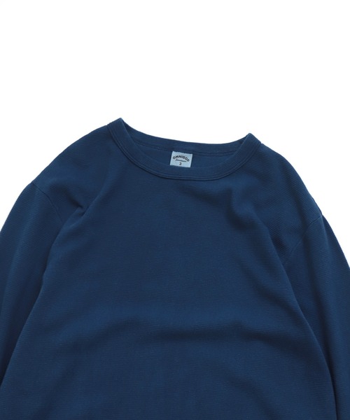 OMNIGOD（オムニゴッド）の「[OMNIGOD mens / オムニゴッド] KLフライス (手染めインディゴ) ロングスリーブＴシャツ（Tシャツ/カットソー・メンズ・インディゴブルー・2/4/3）」の14枚目の写真