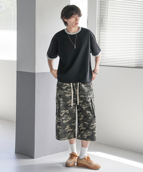 GCLIP(ジクリップ)の「ストリングバンディングカモワイド8部バミューダカーゴショートパンツ(その他パンツ・メンズ・デザートカモ・LARGE/X-LARGE)」の12枚目の写真