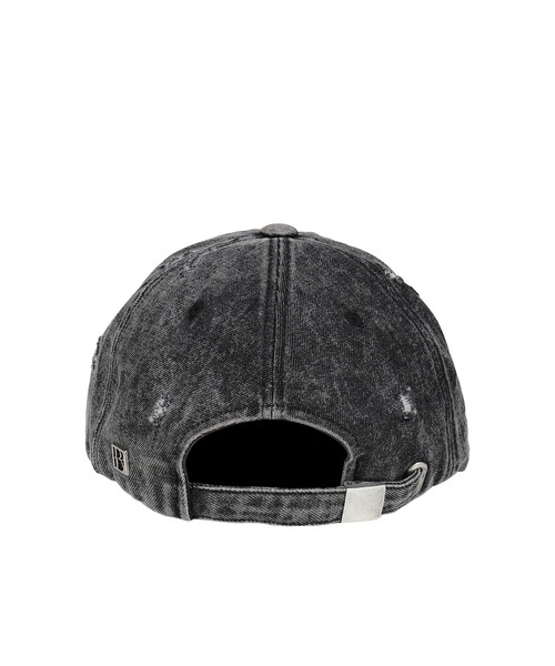 GLITCH WASHED DENIM BALL CAP（キャップ）｜BOHEMSEO（ボヘミアン