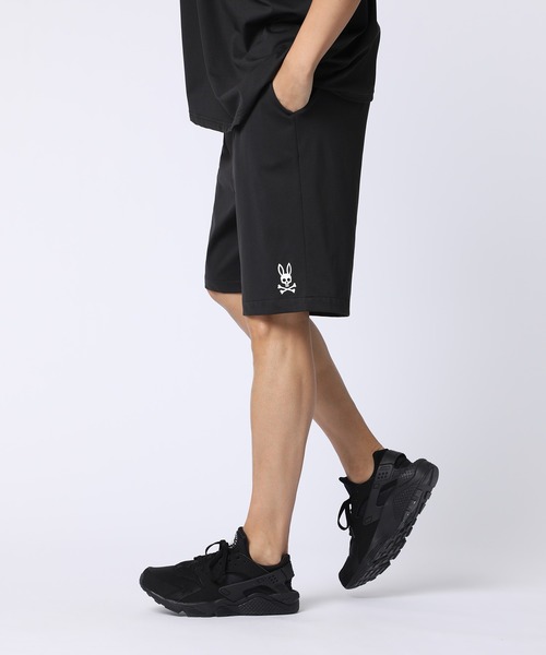 Psycho Bunny（サイコバニー）の「[WEB限定]RELACTIVE ワンポイントショートパンツ（その他パンツ・メンズ・チャコールグレー/ブラック・SMALL/MEDIUM/LARGE/X-LARGE）」の3枚目の写真