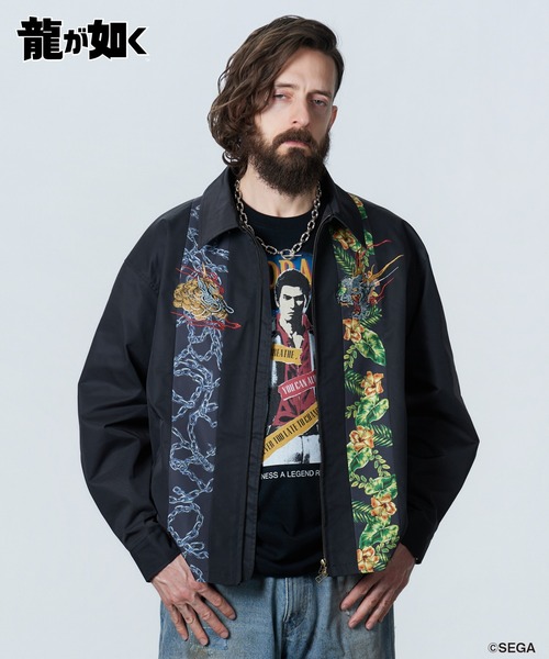 glamb(グラム)の「Kiryu vs Mine Jacket / キリュウバーサスミネジャケット(ブルゾン・メンズ・ブラック・L/M/XL)」の5枚目の写真
