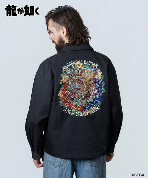 glamb(グラム)の「Kiryu vs Mine Jacket / キリュウバーサスミネジャケット(ブルゾン・メンズ・ブラック・L/M/XL)」の7枚目の写真