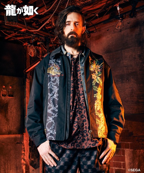 glamb(グラム)の「Kiryu vs Mine Jacket / キリュウバーサスミネジャケット(ブルゾン・メンズ・ブラック・L/M/XL)」の13枚目の写真