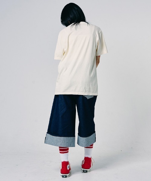 EFFECTEN(エフェクテン)の「mp15127-Denim wide short pants デニムワイドショートパンツ(efdig-04)(デニムパンツ・メンズ・インディゴブルー・M/L)」の10枚目の写真