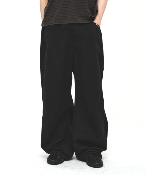 INTEMPOMOOD(インテンポムード)の「ファイヤーワークワイドパンツ_ブラック(その他パンツ・メンズ・ブラック・MEDIUM/LARGE/X-LARGE)」の6枚目の写真