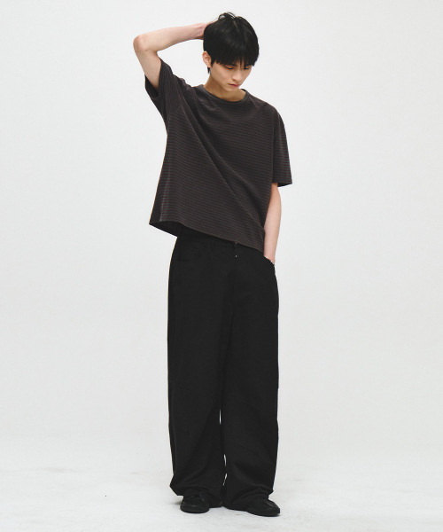 INTEMPOMOOD(インテンポムード)の「ファイヤーワークワイドパンツ_ブラック(その他パンツ・メンズ・ブラック・MEDIUM/LARGE/X-LARGE)」の12枚目の写真