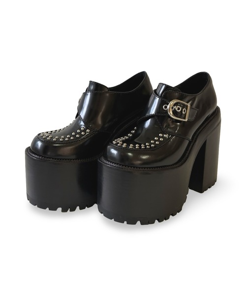 厚底 スタッズメリージェーンパンプス Jeffrey Campbell│Jeffrey