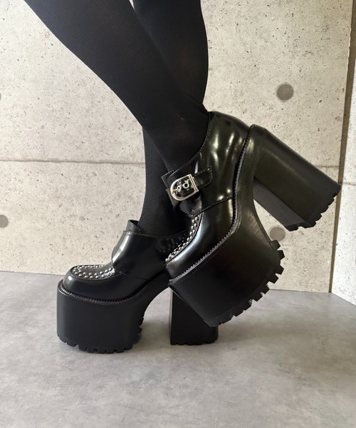 厚底 スタッズメリージェーンパンプス Jeffrey Campbell│Jeffrey