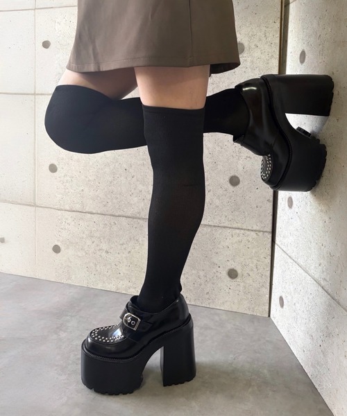 厚底 スタッズメリージェーンパンプス Jeffrey Campbell│Jeffrey