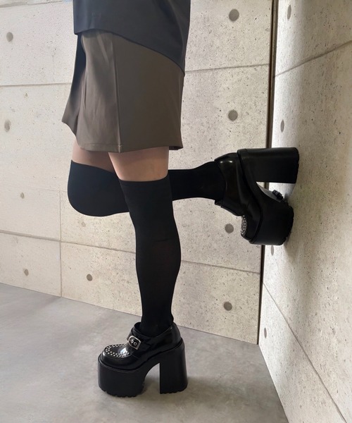 厚底 スタッズメリージェーンパンプス Jeffrey Campbell│Jeffrey