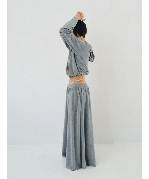 PLZPROJECT(プリーズプロジェクト)の「TERRY MAXI SKIRT, GRAY(スカート・レディース・その他・FREE)」の3枚目の写真