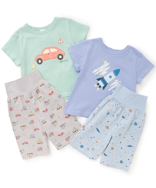 petit main(プティマイン)の「ひかるBOYS半袖パジャマ(ルームウェア/パジャマ・キッズ・ブルー/グリーン・90cm/80cm/110cm/120cm/100cm/130cm)」の18枚目の写真