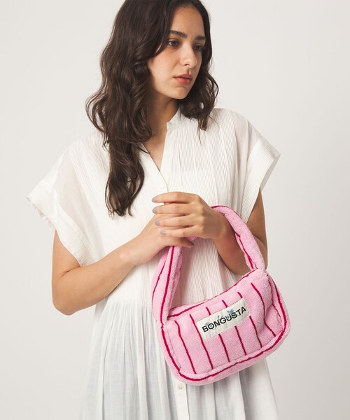 BONGUSTA(ボングスタ)の「【国内EXCLUSIVEカラー】<BONGUSTA>NARAM MINI バッグ(トートバッグ・レディース・ブラウン系/ワイン/ピンク/ベージュ・FREE)」の4枚目の写真