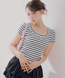 ロゴプレートチビT