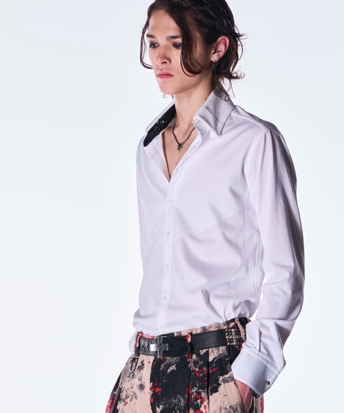 kiryuyrik（キリュウキリュウ）の「kiryuyrik/キリュウキリュウ/Cuffs Buttom Shirt（シャツ/ブラウス・メンズ・ホワイト・SMALL/LARGE/MEDIUM）」の2枚目の写真