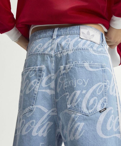 adidas（アディダス）の「adidas/アディダス ORI  COCA COLA CLASSIC ハーフパンツ バミューダパンツ メンズ レディース ユニセックス 2026年春夏春服 夏服（デニムパンツ・メンズ・ブルー・M/L/XL）」の7枚目の写真