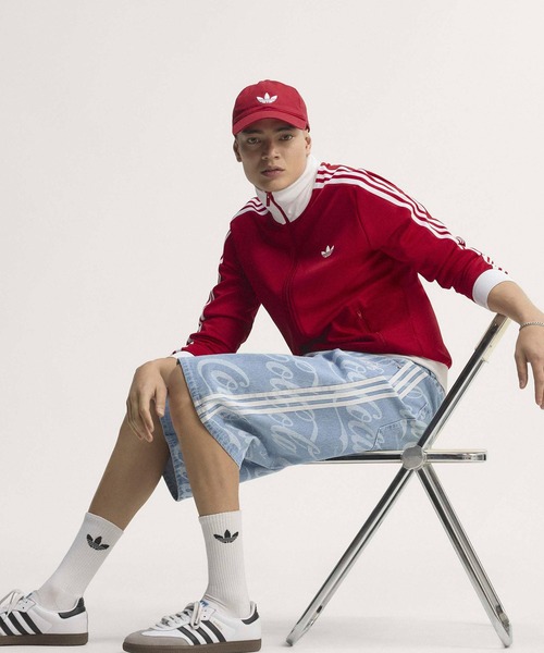 adidas（アディダス）の「adidas/アディダス ORI  COCA COLA CLASSIC ハーフパンツ バミューダパンツ メンズ レディース ユニセックス 2026年春夏春服 夏服（デニムパンツ・メンズ・ブルー・M/L/XL）」の4枚目の写真