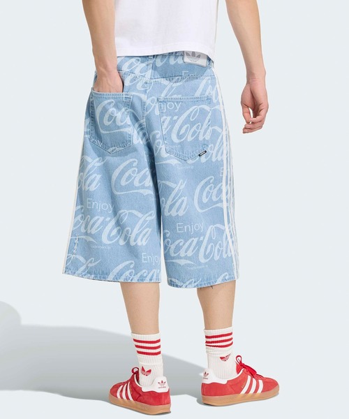 adidas（アディダス）の「adidas/アディダス ORI  COCA COLA CLASSIC ハーフパンツ バミューダパンツ メンズ レディース ユニセックス 2026年春夏春服 夏服（デニムパンツ・メンズ・ブルー・M/L/XL）」の10枚目の写真