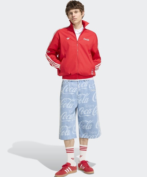adidas（アディダス）の「adidas/アディダス ORI  COCA COLA CLASSIC ハーフパンツ バミューダパンツ メンズ レディース ユニセックス 2026年春夏春服 夏服（デニムパンツ・メンズ・ブルー・M/L/XL）」の9枚目の写真
