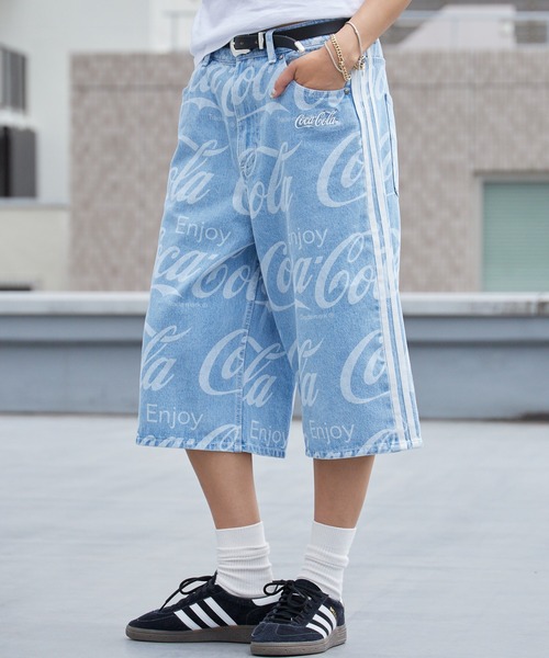 adidas（アディダス）の「adidas/アディダス ORI  COCA COLA CLASSIC ハーフパンツ バミューダパンツ メンズ レディース ユニセックス 2026年春夏春服 夏服（デニムパンツ・メンズ・ブルー・M/L/XL）」の16枚目の写真