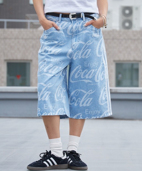 adidas（アディダス）の「adidas/アディダス ORI  COCA COLA CLASSIC ハーフパンツ バミューダパンツ メンズ レディース ユニセックス 2026年春夏春服 夏服（デニムパンツ・メンズ・ブルー・M/L/XL）」の15枚目の写真
