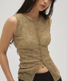TODAYFUL（トゥデイフル）の「2way Sheer Knitvest 12610523（その他アウター）」