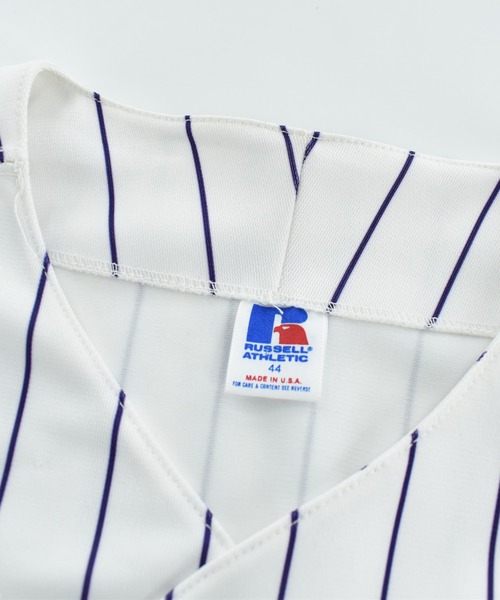 LABORATORY R(ラボラトリーアール)の「【USED】90’s RUSSELL ATHLETIC “MLB Colorado Rockies” ゲームシャツ USA製(シャツ/ブラウス・メンズ・ホワイト・LARGE)」の8枚目の写真