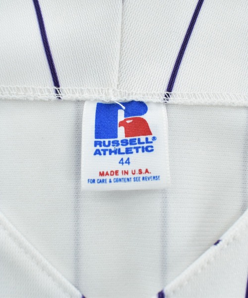 LABORATORY R(ラボラトリーアール)の「【USED】90’s RUSSELL ATHLETIC “MLB Colorado Rockies” ゲームシャツ USA製(シャツ/ブラウス・メンズ・ホワイト・LARGE)」の9枚目の写真