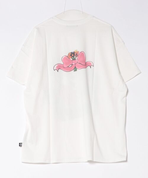 Little sunny bite(リトルサニーバイト)の「littlesunnybite/リトルサニーバイト/anna hopman doggy big tee(Tシャツ/カットソー・レディース・ピンク/ホワイト/ブラック・M/S)」の4枚目の写真