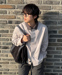 Two-tone blouson jacket GREY