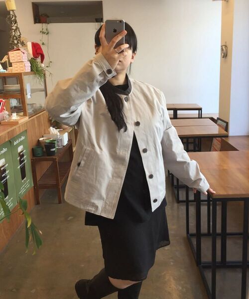 MISEKISEOUL MEN(ミセキソウルメンズ)の「Two-tone blouson jacket GREY(ブルゾン・メンズ・その他・2/3)」の4枚目の写真