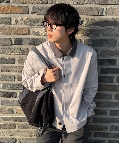 MISEKISEOUL MEN(ミセキソウルメンズ)の「Two-tone blouson jacket GREY(ブルゾン・メンズ・その他・2/3)」の6枚目の写真