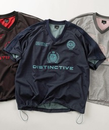 SlashDate（スラッシュデイト）の「【85】裏配色 メッシュ ラグラン ゲームシャツ ユニフォームデザイン ドローコード 速乾 接触冷感 抗菌 ユニセックス レディース メンズ（Tシャツ/カットソー）」