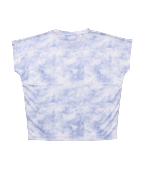 K-SWISS(ケースイス)の「【K-SWISS/ケースイス】KB652 レディース タイダイ柄ドルマンスリーブTシャツ/3色展開|グレー パープル ピンク ゆったり 大人カジュアル スポーティ 夏(Tシャツ/カットソー・レディース・ピンク/パープル/グレー・MEDIUM/X-LARGE/LARGE)」の6枚目の写真
