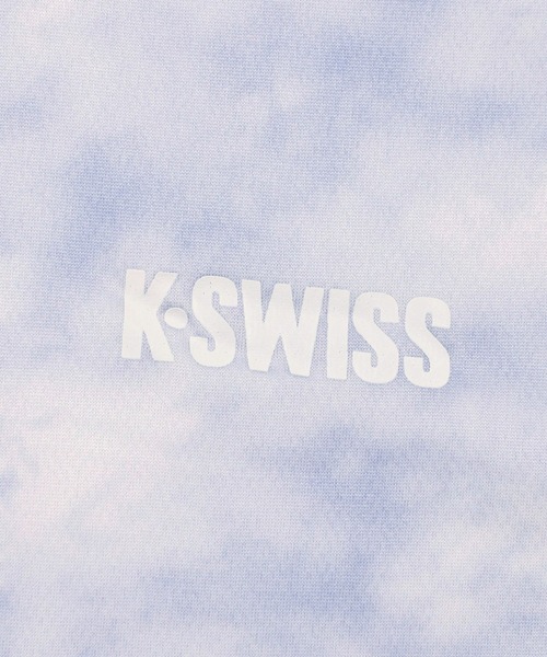 K-SWISS(ケースイス)の「【K-SWISS/ケースイス】KB652 レディース タイダイ柄ドルマンスリーブTシャツ/3色展開|グレー パープル ピンク ゆったり 大人カジュアル スポーティ 夏(Tシャツ/カットソー・レディース・ピンク/パープル/グレー・MEDIUM/X-LARGE/LARGE)」の9枚目の写真